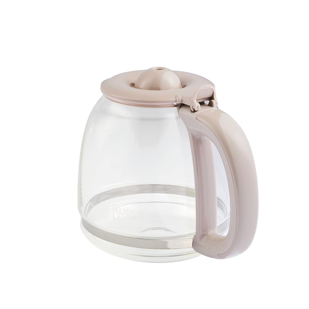 Russell Hobbs filtr ekspres do kawy [1,25 l, 1100W] Brontë Stone (technologia WhirlTech, Drip stop, Keep Warm, szklana karafka, okienko wody, funkcja przerwy i nalewania, przycisk zaparzania