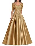 vestidos de novia dorados Servicio: personalizamos tu vestido de noche de forma gratuita, pero no ofrecemos servicio de devolución. Si tienes algún problema de tamaño, ponte en contacto con nosotros a tiempo.