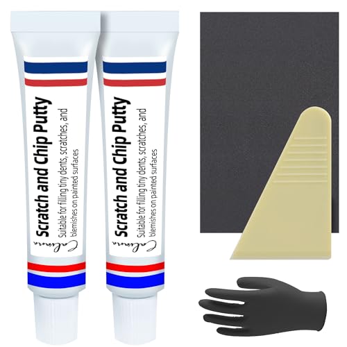 (2-Pack) Calvana Car Body Filler Repair Kit, Automotive Putty Scratch Filler,...