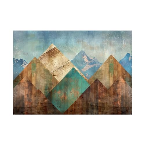Poster mural de montagne et art mural moderne en impression sur toile 60x80