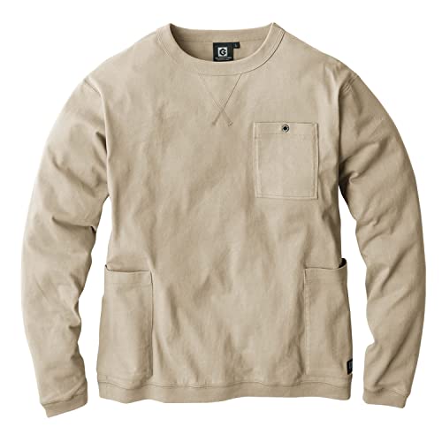 [コーコス信岡] G-958 5ポケット長袖Tシャツ カーキ L