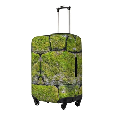 Moss Stone Pavement Print Luggage Suitcase Covers Elastic Washable Luggage Protector Luggage Covers For Suitcase2