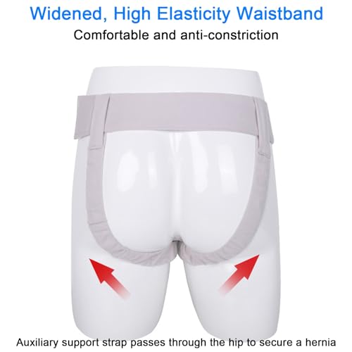 Faja lumbar para hernia, ajustable con 4 almohadillas miniatura 7