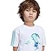 Adidas Unisex-Kids Adidas x Disney Lilo and Stitch T-Shirt Set, White/Semi Flash Aqua, Small
