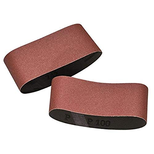 PORTER-CABLE 713800402 3-Inch By 18-Inch Aluminum Oxide 40G Belt (2-Pack)