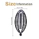 WeddHuis 3 pcs Fischkamm Haarspange Bananenspange Haarkamm Haarschmuck Haarkrebs Schmuckspange