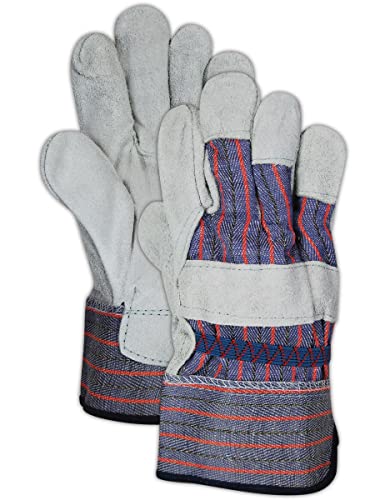 Magid Duramaster Tb725E Gunn-Cut Leather Palm Glove With Safety Cuff, 12 Pairs #TOP18
