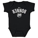 500 LEVEL DeWanna Bonner Phoenix Mercury Invert One-Piece Infant Bodysuit (Black, 6M)