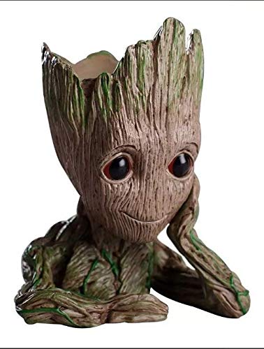 Groot Boneco Porta Canetas Guardioes Da Galaxia 3 Pecas Mao No Rosto Amazon Com Br