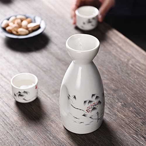 Rvvk Ceramic Wine Set, Alcohol Dispenser, Shochu Glass, Small Wine Glass #TOP3