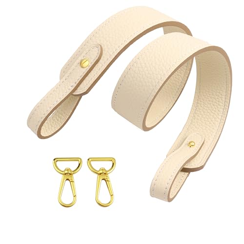 Image of Genuine Leather Purse Strap for Picotin /Lindy /Evelyne Bags Leather Shoulder Straps Replacement for Handbag
