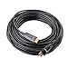 DTECH 100ft Fiber Optic HDMI Cable with 4K 60Hz 1080p HD Video 3D HDCP CEC High Speed Supported Compatible with Laptop Computer Monitor Projector TV DVD Player Gaming Console (100 Feet, Black)