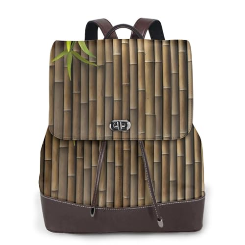 Sac à dos ordinateur portable noir en cuir pour le campus, le voyage et les sorties décontractées