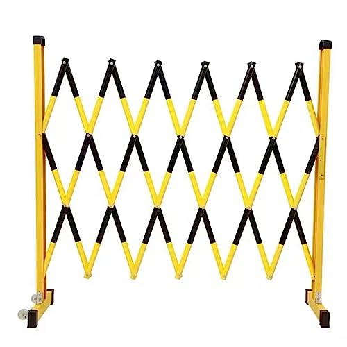 Clôture extensible de contrôle de circulation extérieure avec roulettes