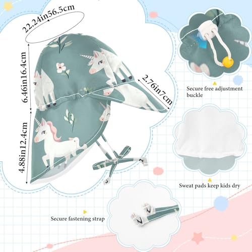 Baby Boys Girls Beach Hats Toddler Boy Beach Bucket Hats Baby Girls' Sun Protection Adjustable Traveling Camping Hat4