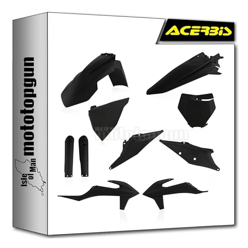 Kit cache carenage noir metal Acerbis 0023479.092 moto KTM XC-F 350 2020
