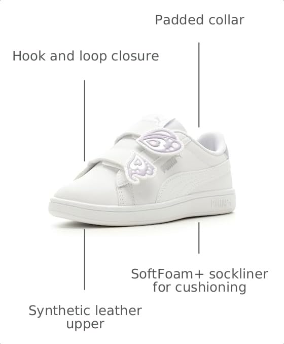 Image of Puma Unisex-Child Smash Hook and Loop