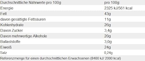 GO ON - Protein Creme Gerösteten Erdnüssen, 6x180g, 21% Protein Aufstrich, Zuckerfrei, Haselnusscreme, Fitness Lebensmittel, Ohne Palmöl