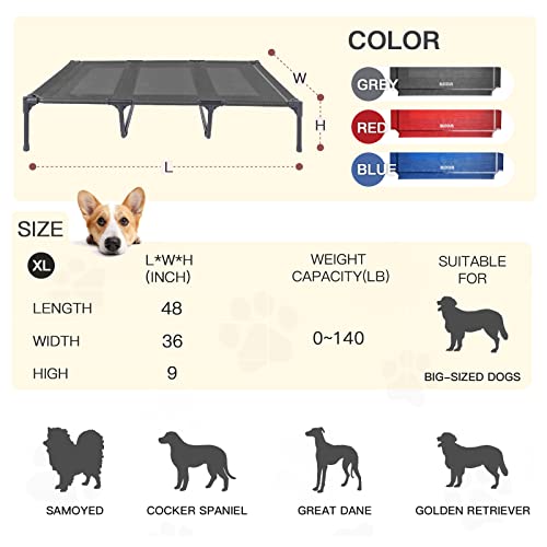 Suddus Elevated Dog Bed Replacement Parts Package, Raised Dog Bed Plastic Parts, Dog Cot Replacement Parts #TOP7