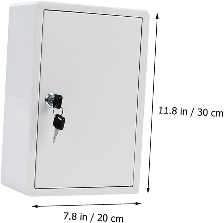 Zerodeko Milk Box Lock Outdoor Package Box Wall Mount Plastic Case for Envelopes Magazines Bottles