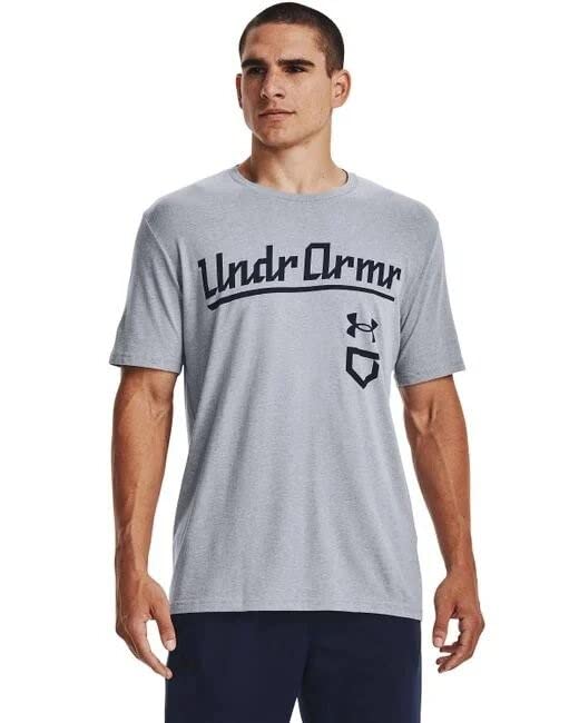 T-shirt de baseball Under Armour coupe ample homme contre la chaleur durant l effort