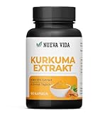 Kurkuma Extrakt Kapseln 275mg pro Kapsel - 95% Curcumin Extrakt - Mit Piperin -...