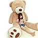 zhangmeiren Orso Abbraccio Cuscino, Grandi Giocattoli di Peluche, Orsacchiotto Gigante, Regalo di Compleanno di Natale di San Valentino (Color : Beige, Size : 2m)