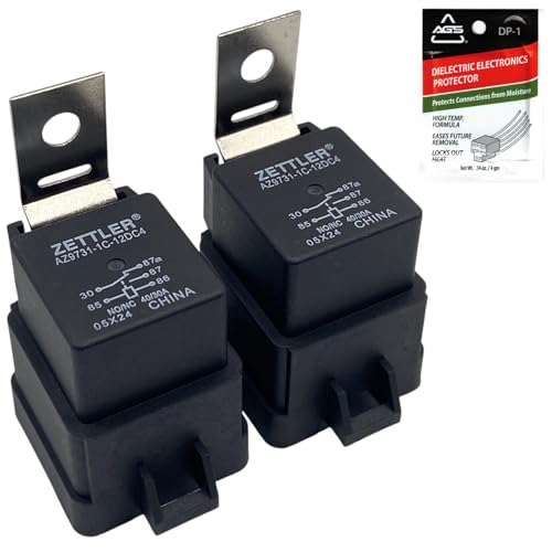 Power Trim and Tilt Relay Solenoid 12V Kit for Mercury Mariner Force 20-300 HP Outboard Motor, Johnson Evinrude OMC Sterndrive 5.0 5.8 - Replaces 882751A1, 882751A2, Hella 4RD 960 388-32, Bosch Relay