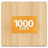Wooden Craft Sticks by Aevia - Disposable Ice Cream Popsicle Sticks - 100% Natural Food Grade and Eco-Friendly (4.5
