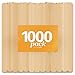 Wooden Craft Sticks by Aevia - Disposable Ice Cream Popsicle Sticks - 100% Natural Food Grade and Eco-Friendly (4.5", 1000 Pack)