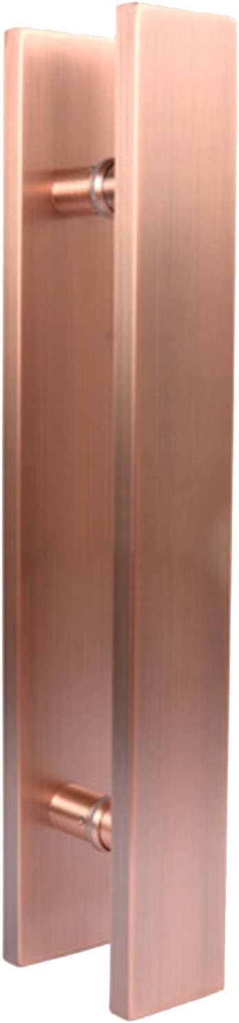 Poignée de porte en acier inoxydable en H 120cm pour porte en verre