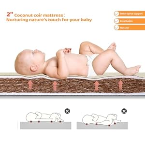 JOYMOR 8-in-1 Convertible Crib with 2" Mattress, Convert from Bassinet, Mid Crib to Full Size Crib, Height Adjustable, Easily Convert to Toddler Bed JOYMOR 8 in 1 Convertible Crib with 2 Mattress Convert from Bassinet Mid Crib to Full Size Crib Height Adjustable Easily Convert to Toddler Bed
