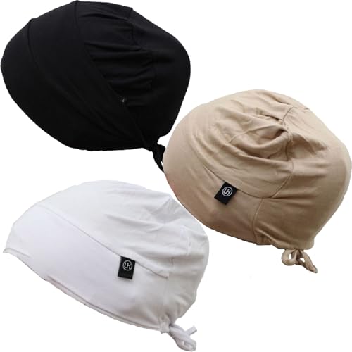 Bonnet sous-hijab en coton égyptien de luxe pour femme voilée