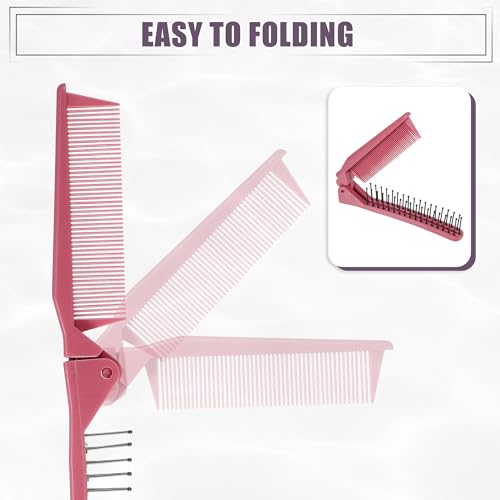Peine plegable portátil para cabello rizado y largo miniatura 6