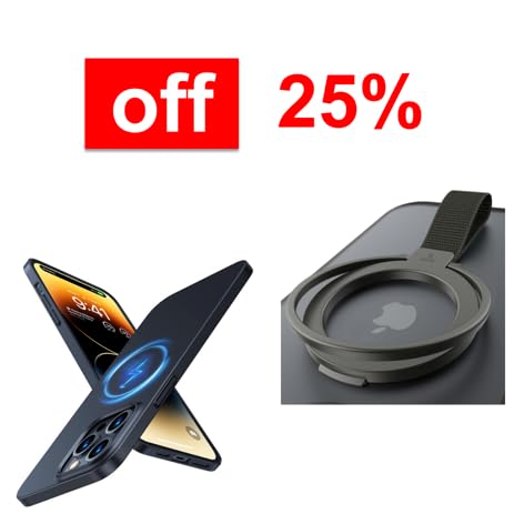TORRAS Magnetic Case & Magnetic Phone Grip Ring Holder Kickstand
