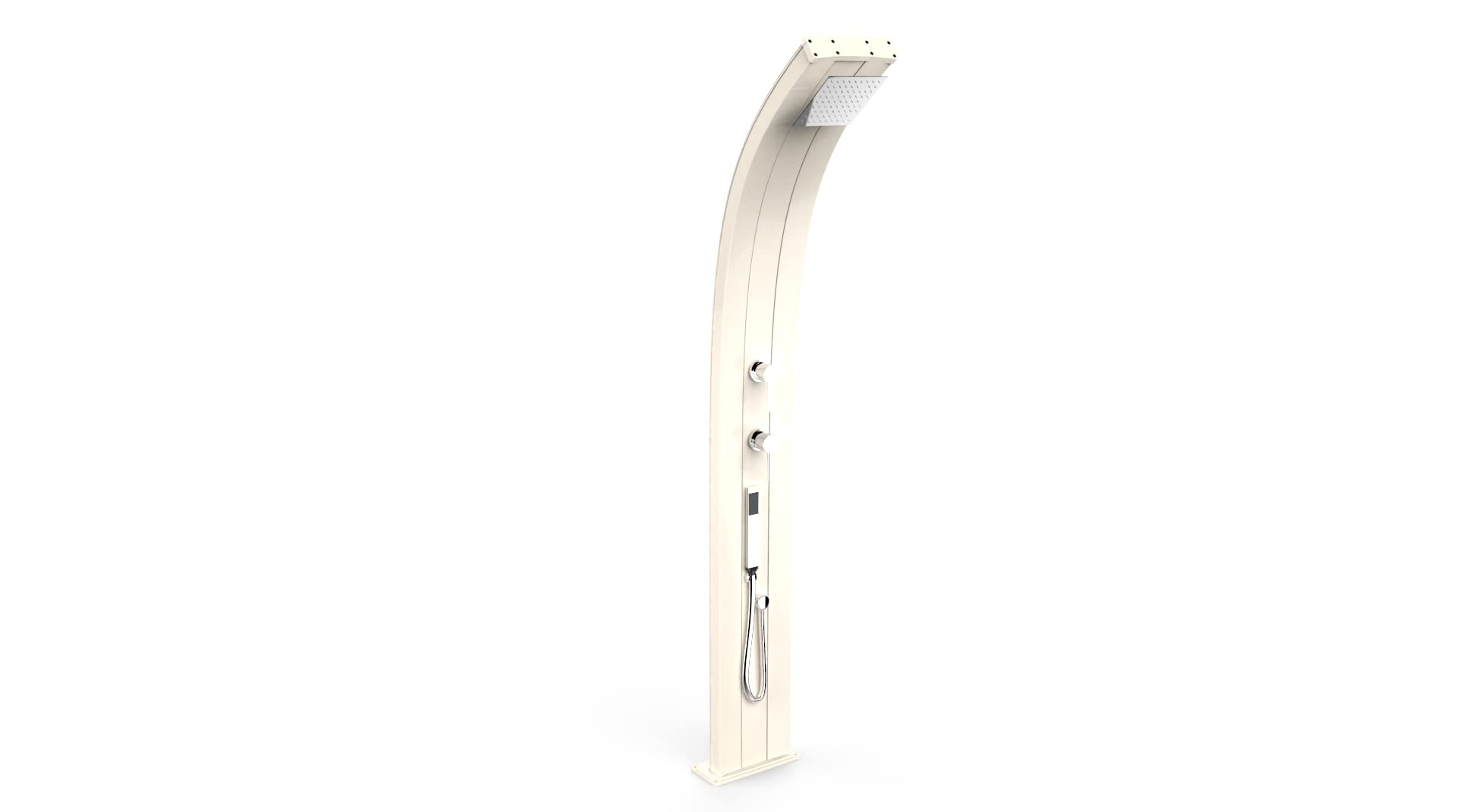Arkema Design Doccia Solare in Alluminio Desgin Curvo Dada D 340/9001- Sabbia