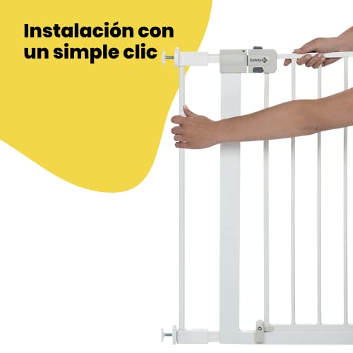 Safety 1st Easy Close Extensão de Barreira Metálica 7cm, Sem Furos, Extensão de Cerca de Segurança Infantil, Fácil de Instalar, Ampliação de Barreira de Segurança para Crianças em Escadas, Ajuste por
