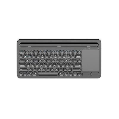 Coverzone Rechargeable Bluetooth TouchPad Keyboard Dual Connection Compatible with iPad Pro 12.9 Compatible Quick and Easy Wireless Connection Use with Tablet and Phone Turkish Q Keyboard ZR731