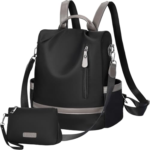 Eshow Zaino Donna Antifurto, Zainetto Casual 3 in 1, Borsa