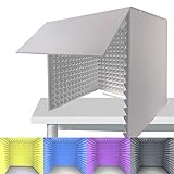 HWGANX Cabina vocal portátil equipo de grabación de sonido, caja de cabina de sonido hecha a sí misma, sala de cabina de aislamiento de sonido, para estudio de escritorio, grabación de música, audio