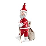 WEIHNACHTS-DEKO - Der Weihnachtsmann kann großartig in ihre Weihnachts-Deko integriert werden, da er in den weihnachtlichen Farben Rot und Weiß lackiert ist. Perfekt geeignet als festliche Deko im Wohnzimmer oder für eine weihnachtliche Tischdeko.