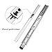 Gobrico 22 Inch Rear/Side Mount Drawer Slides, Ball Bearing Soft Close Drawer Slides Glides with Brackets, Full Extension Heavy Duty Drawer Glides and Runners 10 Pairs