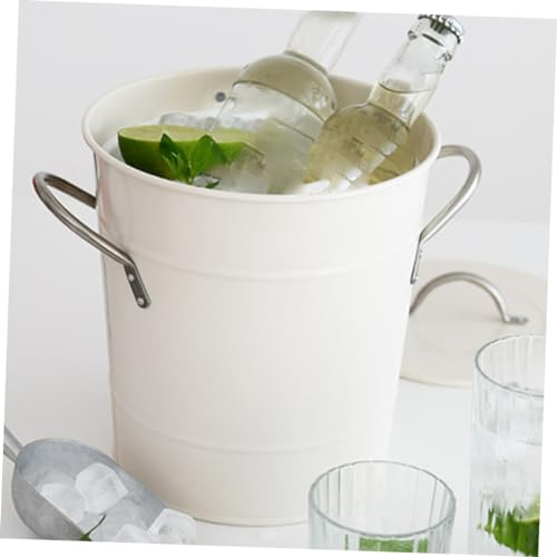 PRETYZOOM Balde De Gelo De Cerveja Recipientes De Aço Inoxidável Com Tampas Baldes De Gelo Para Fest