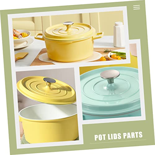 HAKIDZEL 3 Peças Tampas De Panela Esmaltadas Tampas De Panela Tampa De Panela Botão De Substituição
