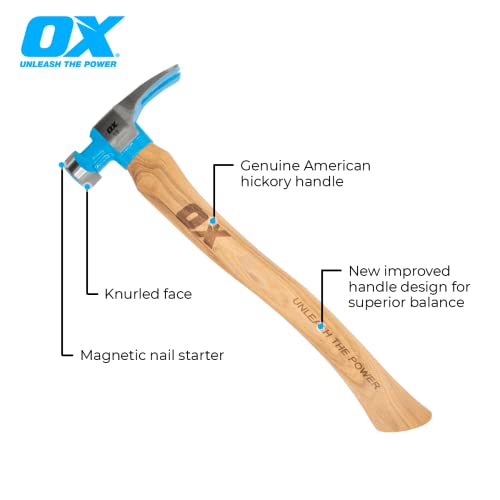 image for OX Tools OX-P083622 Pro Series 22oz. California Framing Hammer, Straig