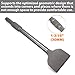 HIGOSPRO 4 Inch Wide Tile & Thinset Scaling Chisel for Demolition Jack Hammers Alloy Steel Construction,4