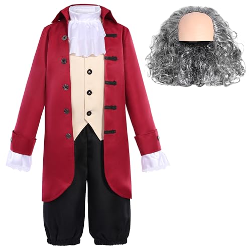 Disfraz de Benjamin Franklin para niños 10-12 años miniatura 1