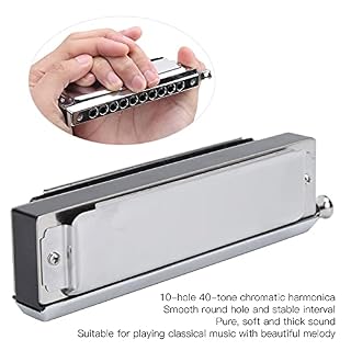 VENT MUSICAL Instrument Harmonica Son polyphonique à 2 fesses de 10 tons à 10 tons avec boîte de rangement de tissu d… - Les Beatles, Paul McCartney, John Lennon, RIngo Starr, George Harrison VENT MUSICAL Instrument Harmonica Son polyphonique à 2 fesses de 10 tons à 10 tons avec boîte de rangement de tissu d… – Image 6