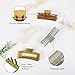 Extra Large Hair Claw Clips for Women, 5 Inch Unbreakable Large Rectangle Claw Clips for Thick Hair Neutral Huge Hair Clips Non-slip Hair Claws Tight Strong Hold Hair Claw for Women Girls 4 Packs