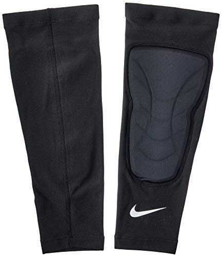 Caneleira Basquete Padded Shin Sleeves (Pares) Nike P/M Black/White